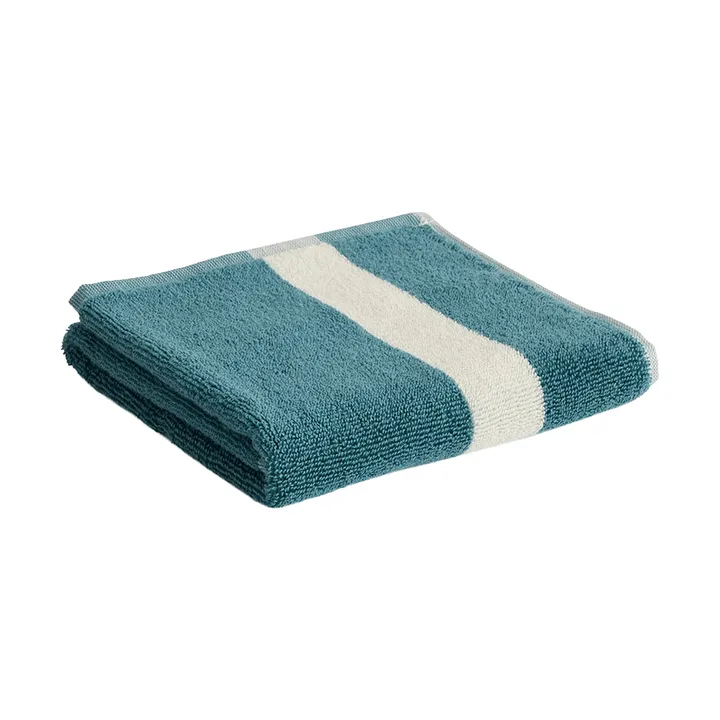 Stripe asciugamano - Petrol blue, 40x60 cm - HAY