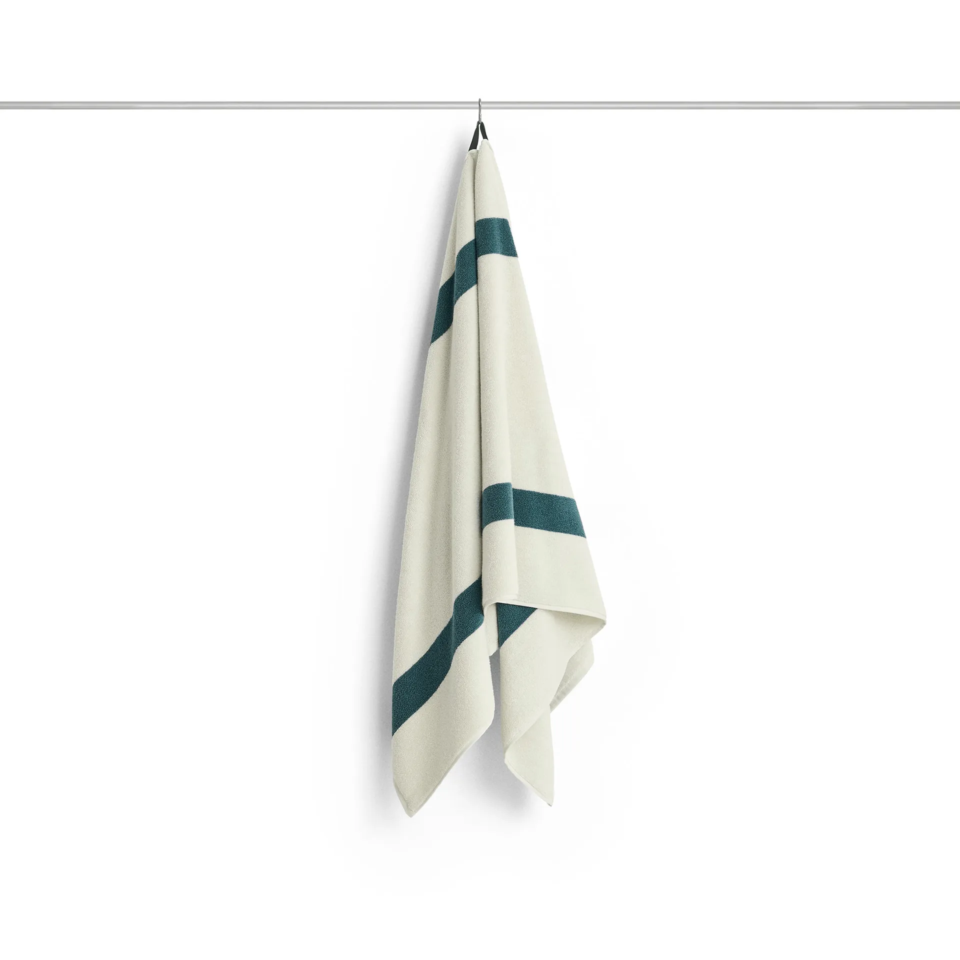 Stripe asciugamano, Petrol blue, 70x140 cm HAY
