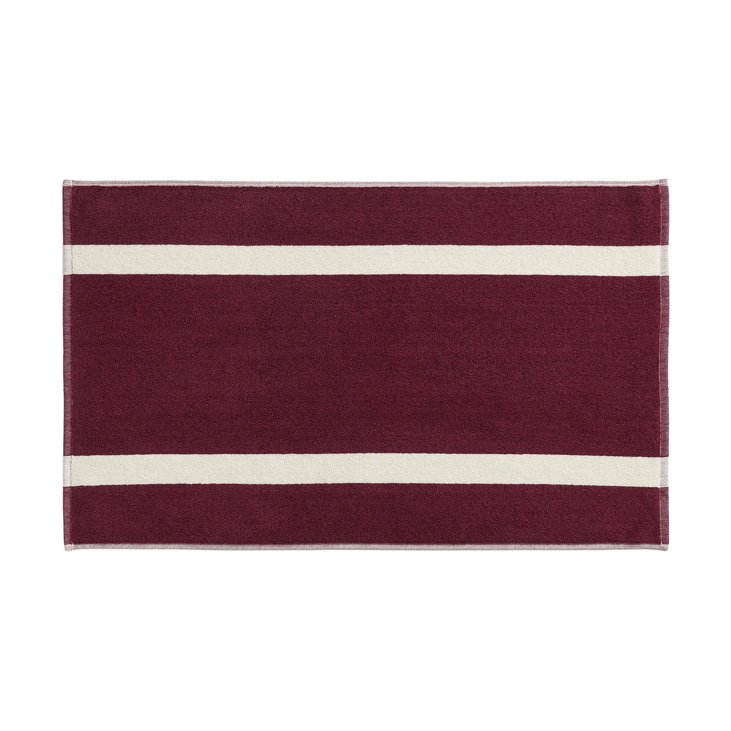 Stripe tappeto da bagno, Burgundy, 50x80 cm HAY