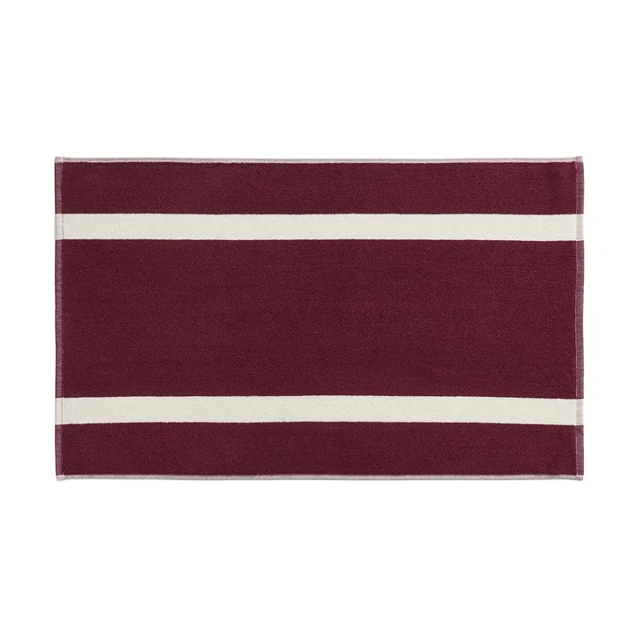 Stripe tappeto da bagno - Burgundy, 50x80 cm - HAY