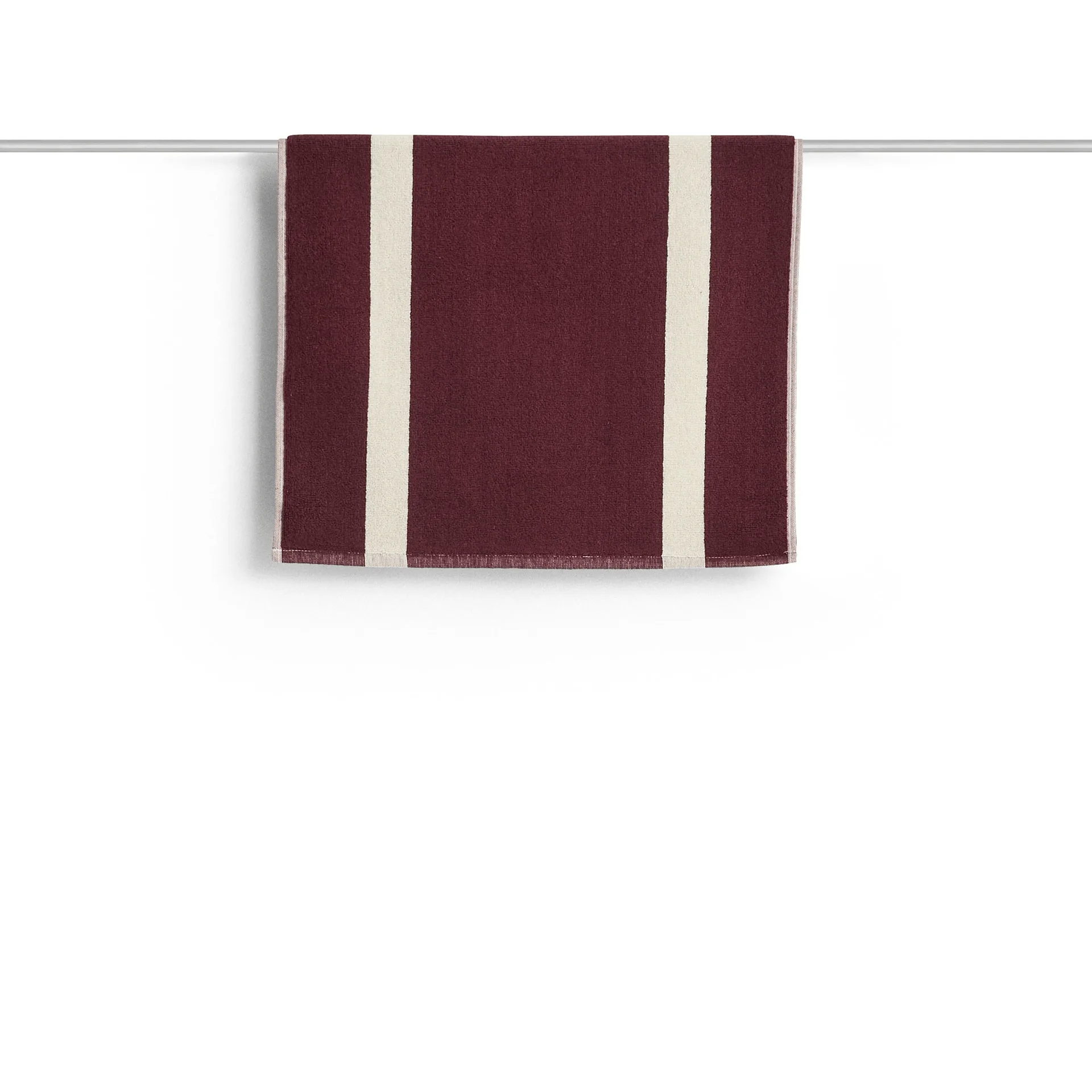 Stripe tappeto da bagno, Burgundy, 50x80 cm HAY