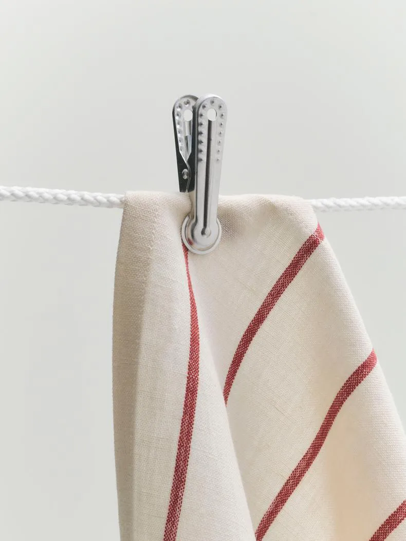 Strofinaccio da cucina Outdoor Market, Beige-rosso, confezione da 2 HAY