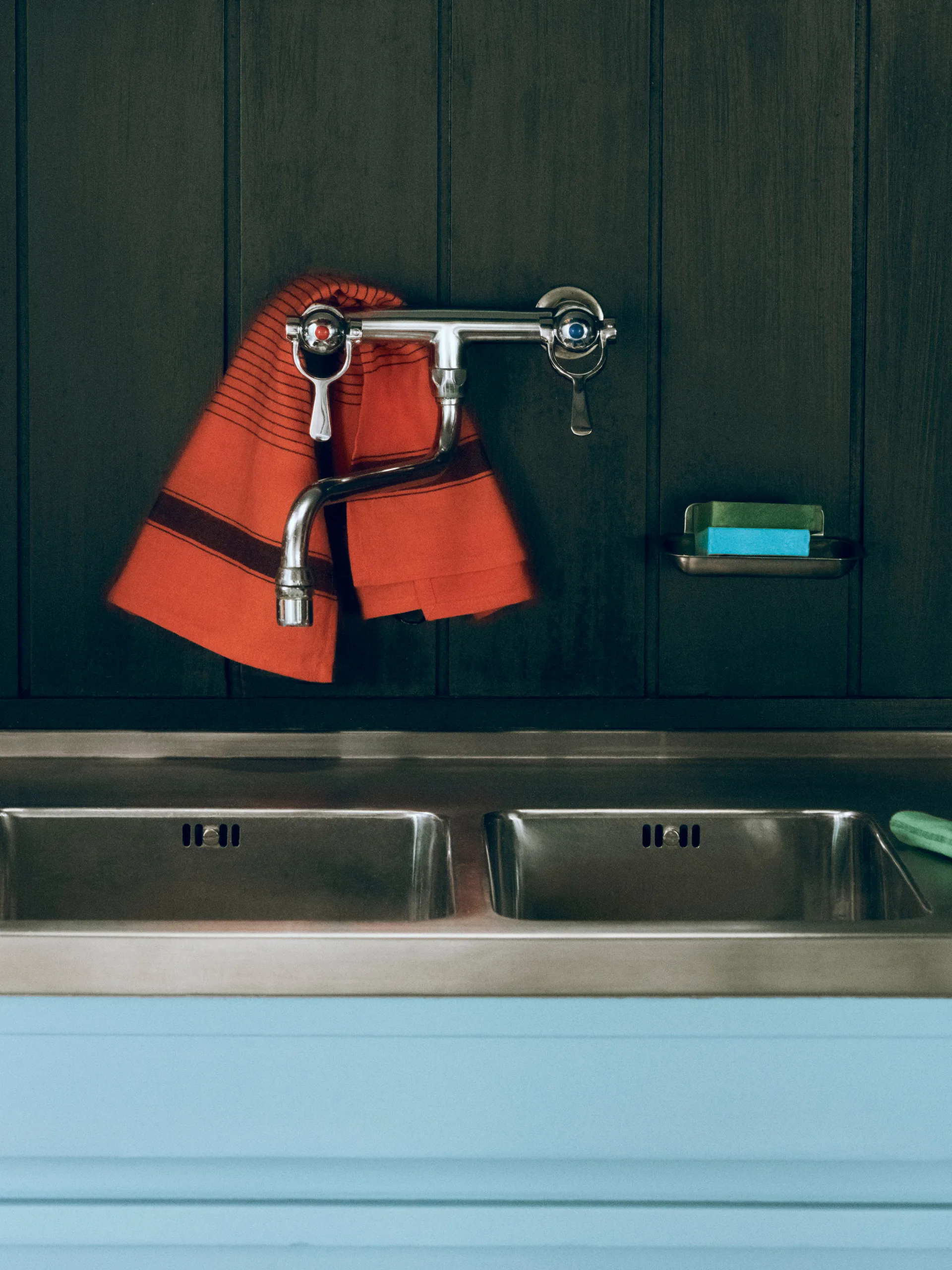 Strofinaccio Linear 52x80 cm, Warm red HAY