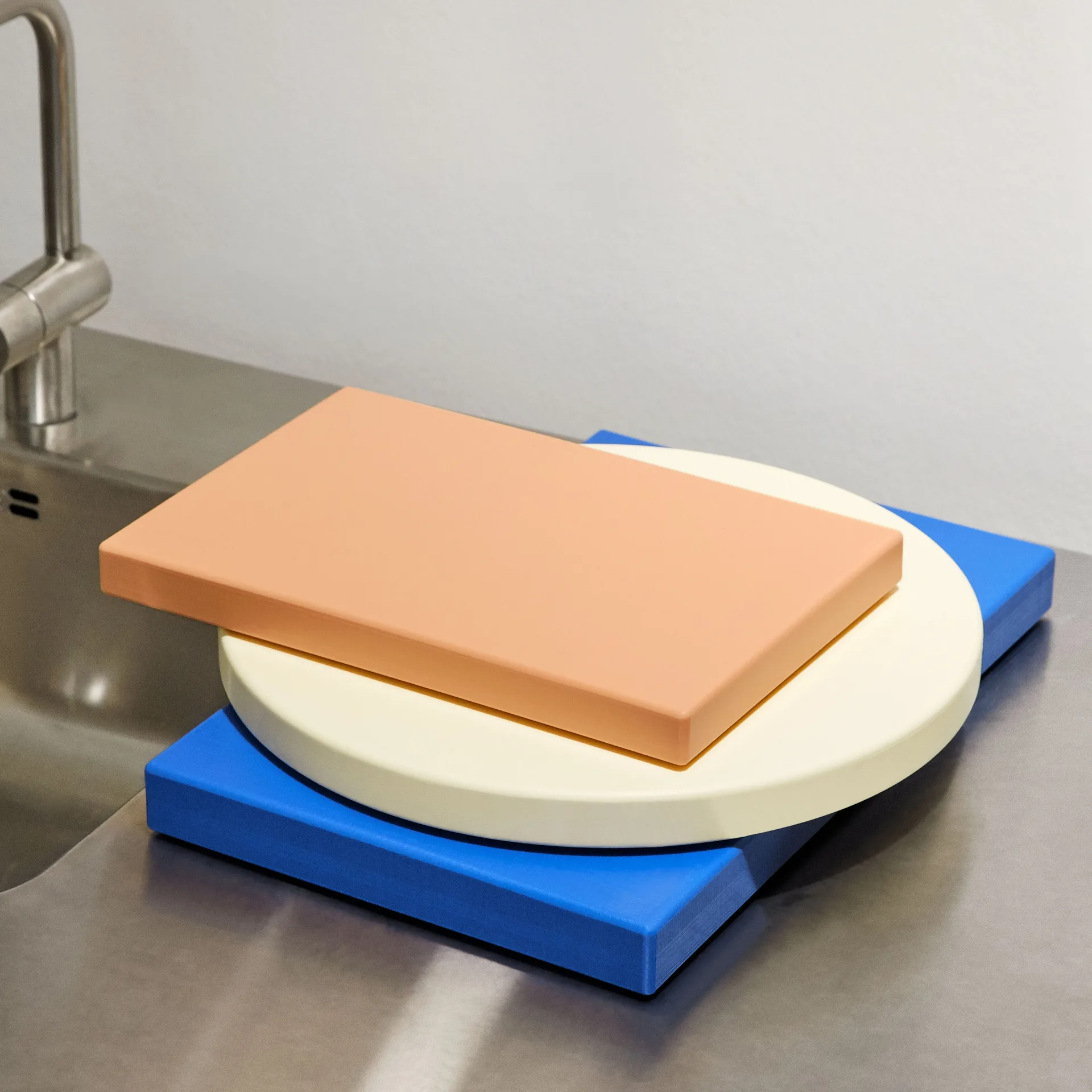 Tagliere Chopping Board L Ø 34 cm, bianco sporco HAY