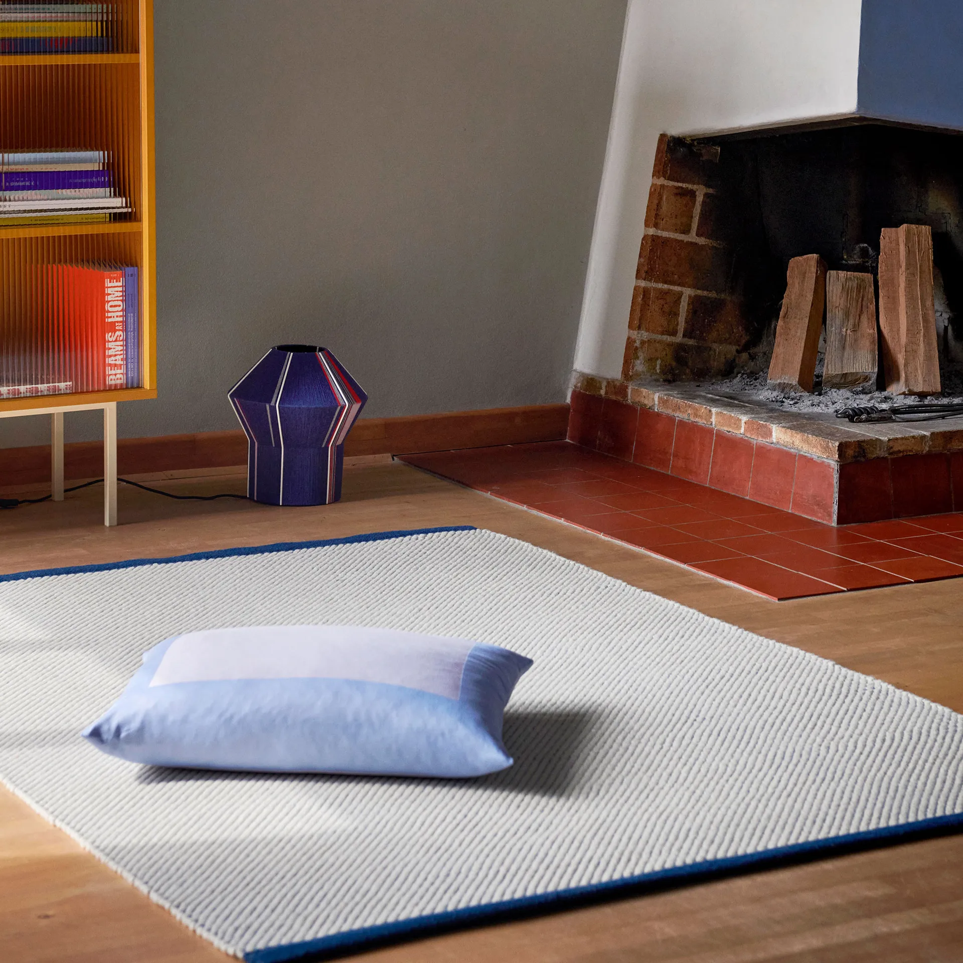 Tappeto Bias 170x240 cm, Tinta oceano HAY