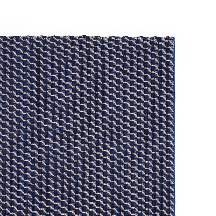 Tappeto Channel - blu, bianco, 50x80 cm - HAY