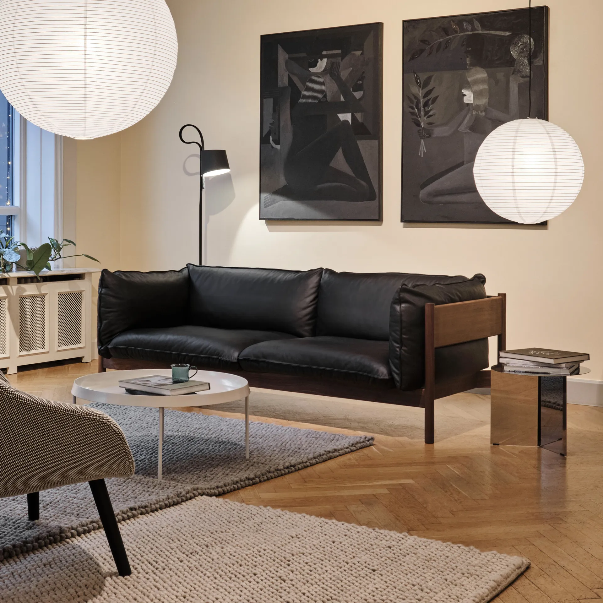 Tappeto di lana Peas 200x300 cm, Grigio medio HAY