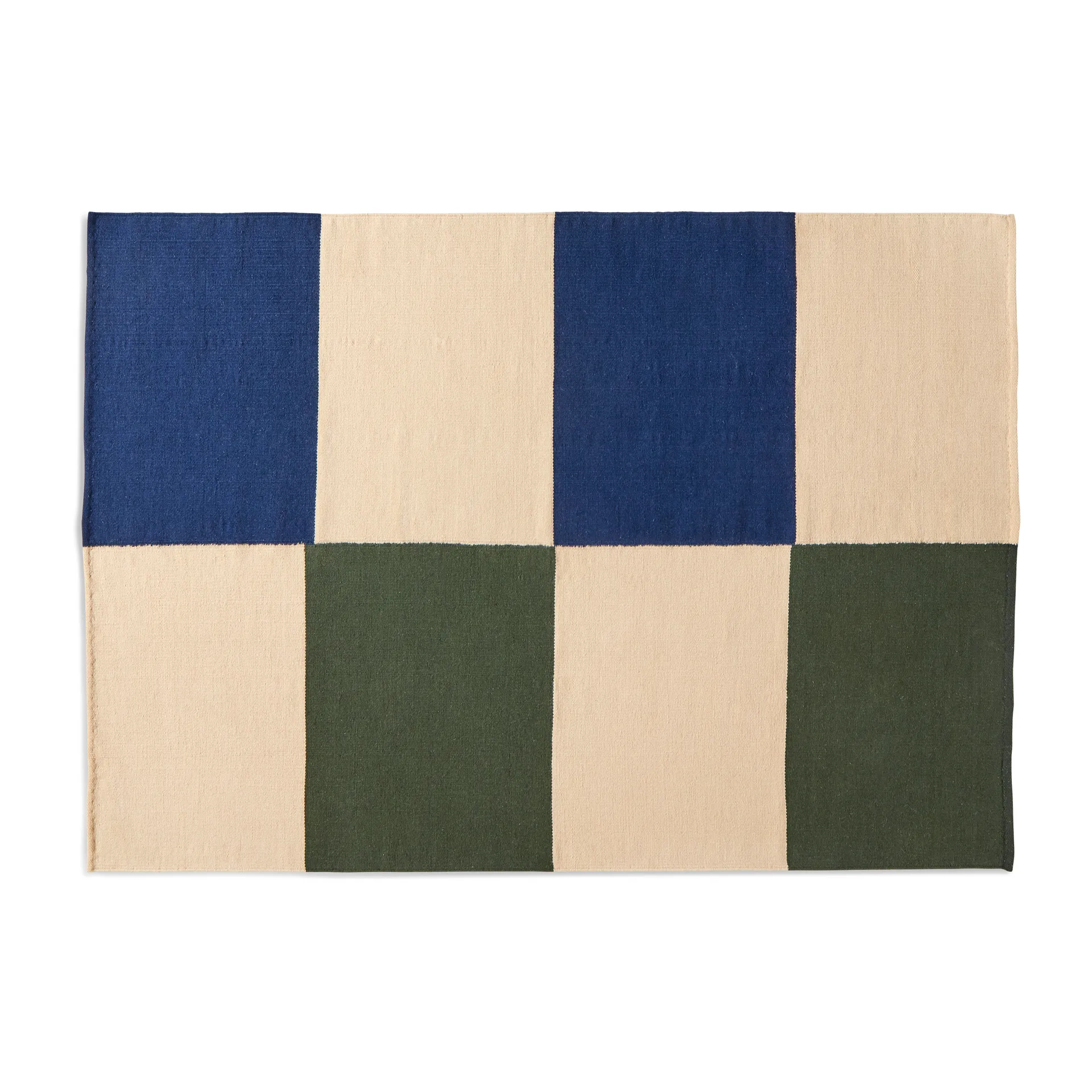 Tappeto Ethan Cook Flat Works 170x240 cm, Peach green check HAY