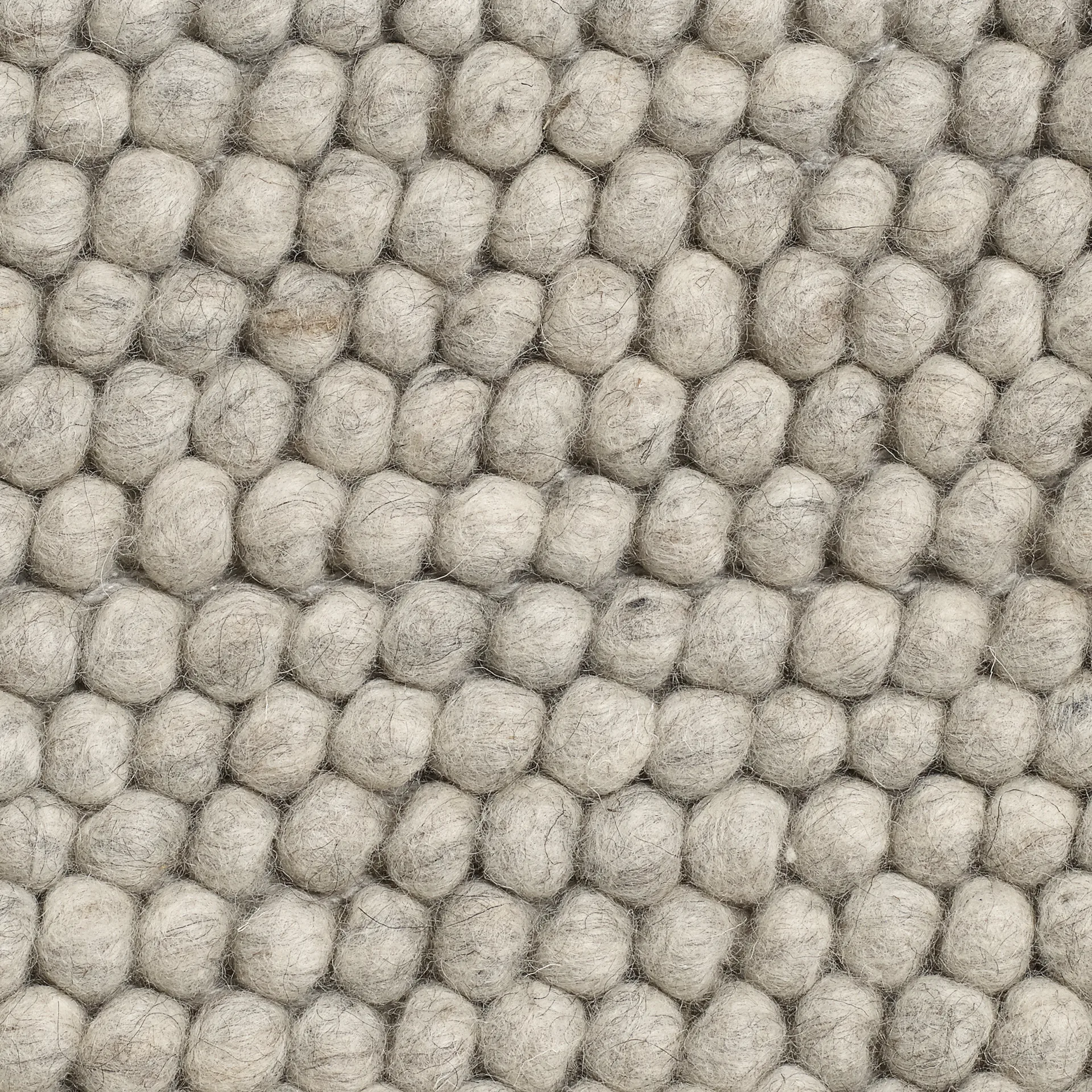 Tappeto in lana Peas 140x200 cm, Soft grey HAY