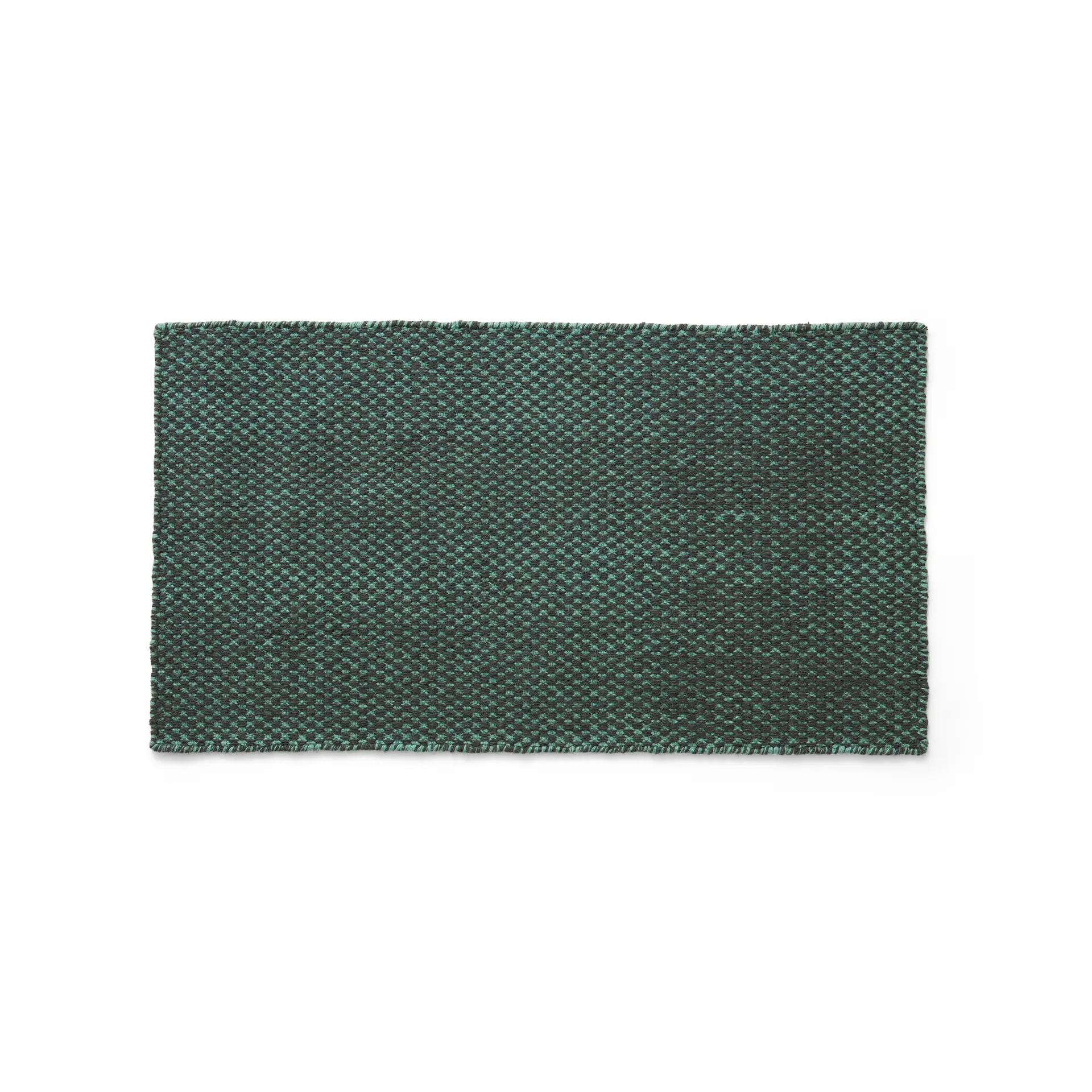 Tappeto kilim Moiré 52x95 cm, Emerald green HAY