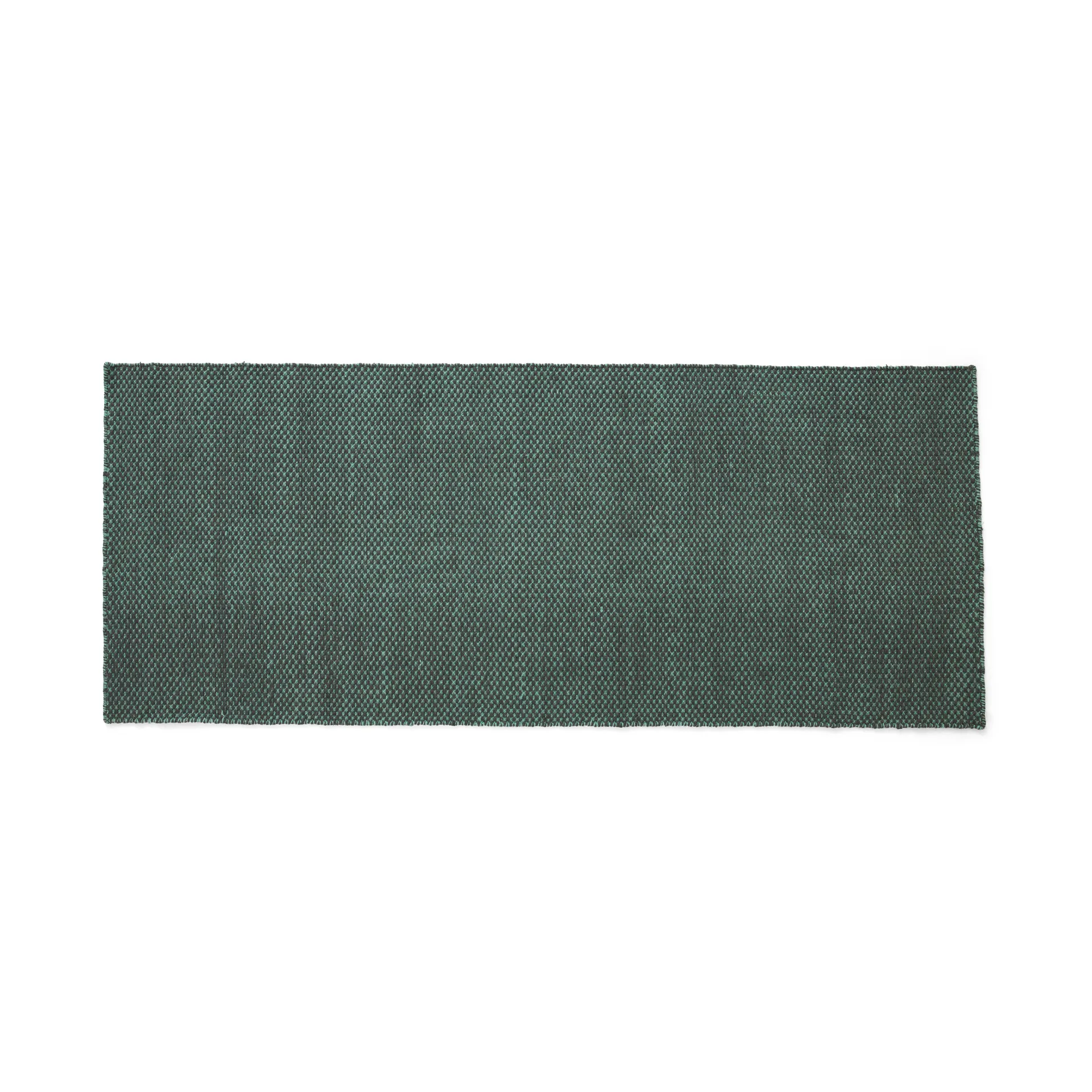 Tappeto kilim Moiré 80x200 cm, Emerald green HAY