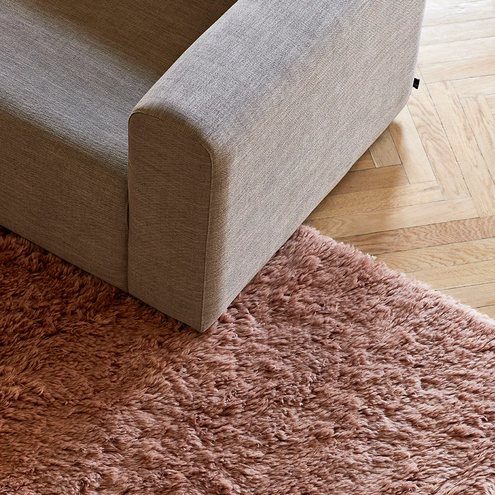 Tappeto Shaggy, Cream, 140x200 cm HAY