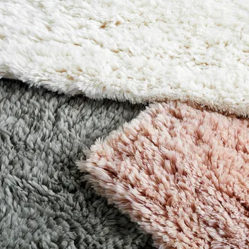 Tappeto Shaggy - Cream, 140x200 cm - HAY