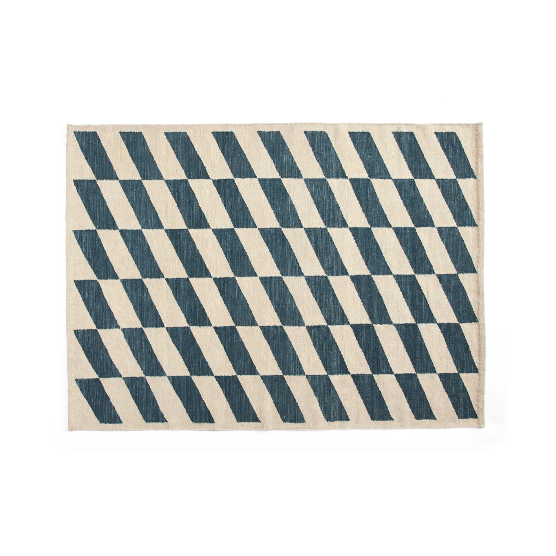 Tappeto Shift Kelim 140x200 cm, Blue HAY