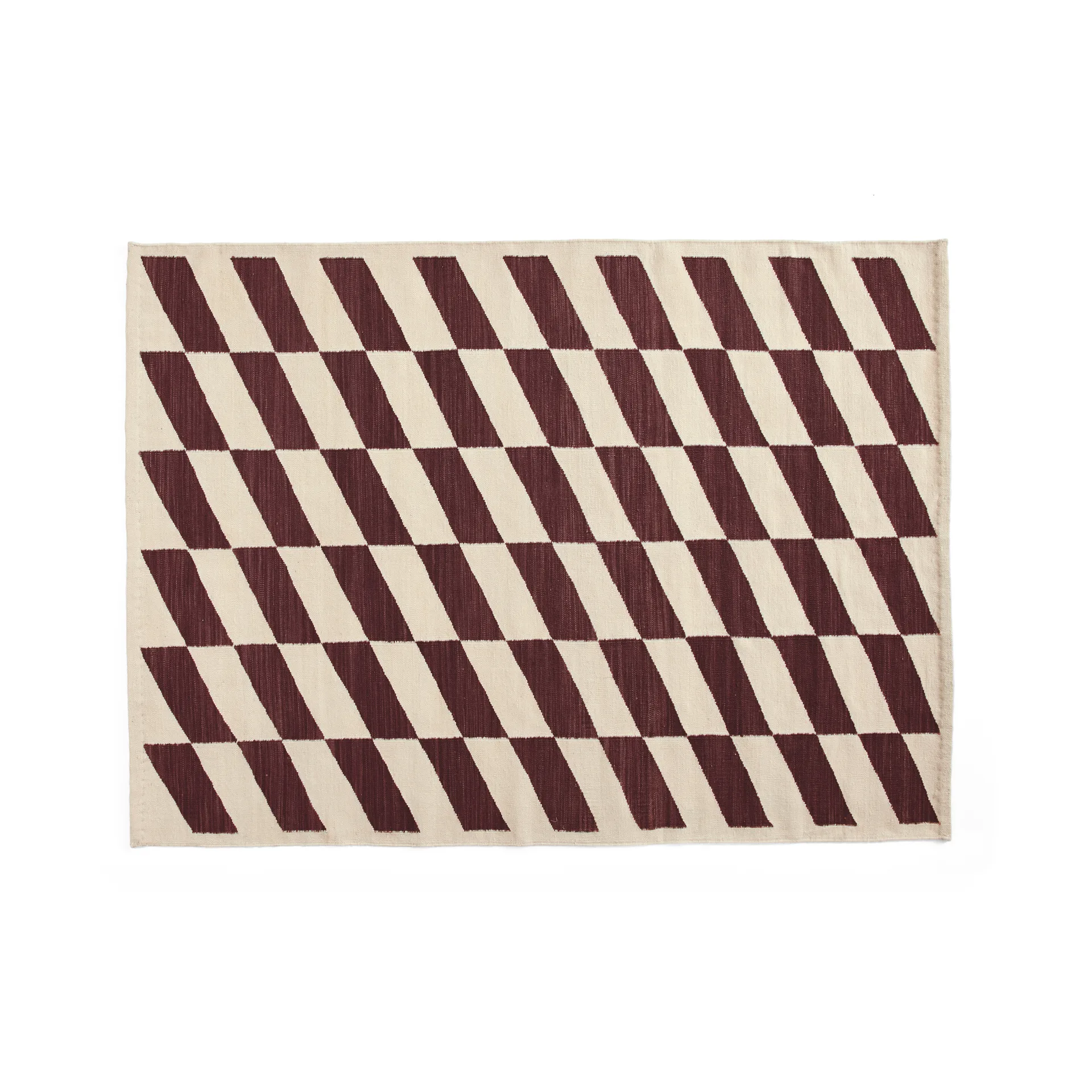 Tappeto Shift Kelim 140x200 cm, Burgundy HAY