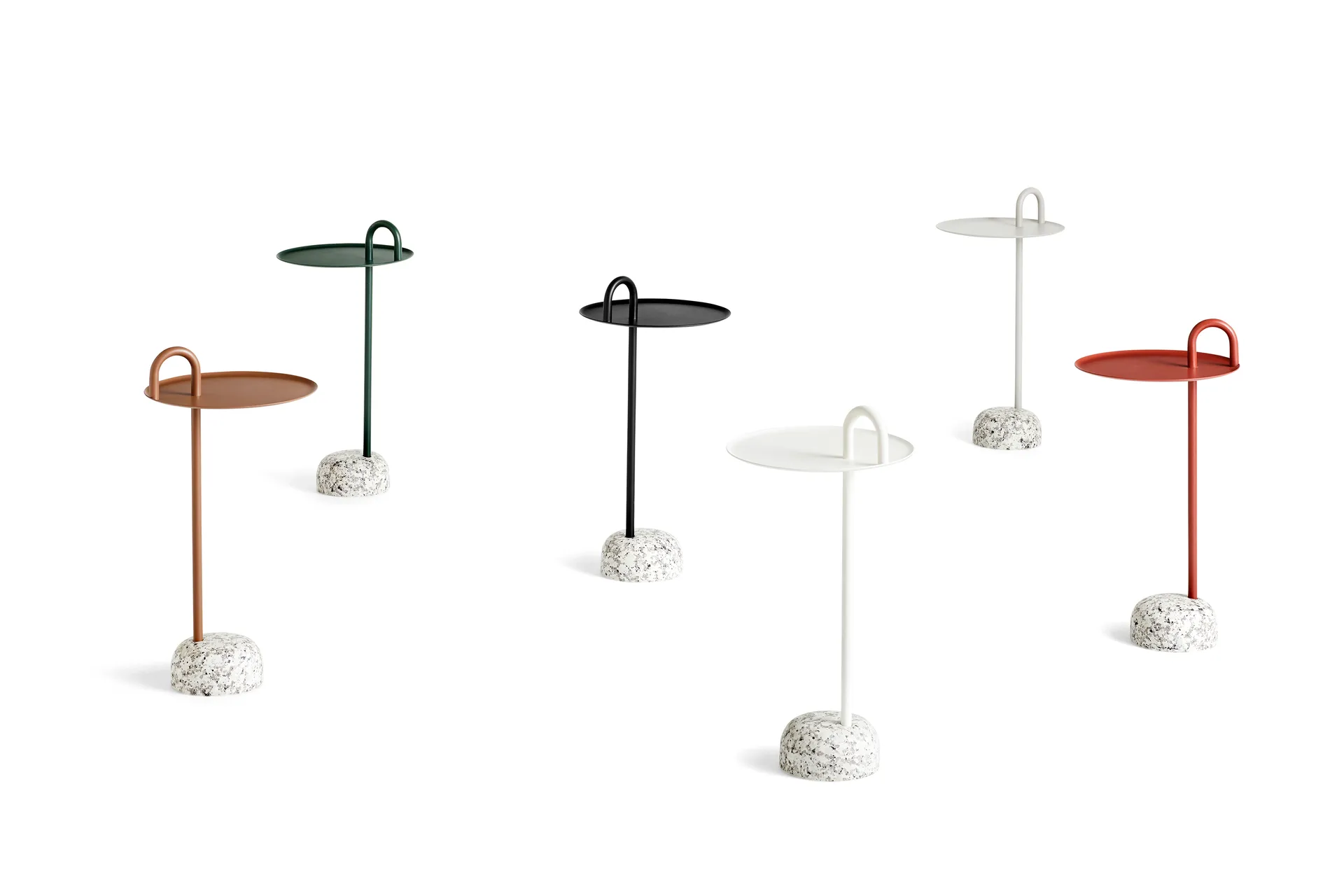 Tavolino Bowler, Black-granite HAY