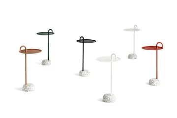 Tavolino Bowler - Cream white-granite - HAY