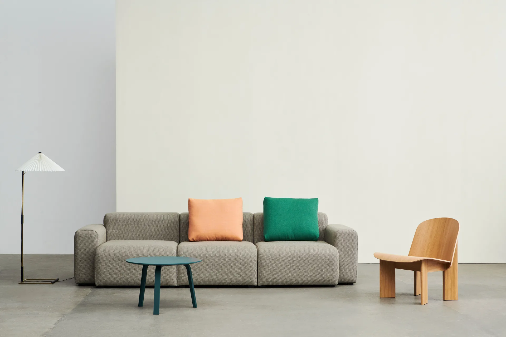 Tavolino da salotto Bella, Brunswick green oak, Ø60x39 cm HAY