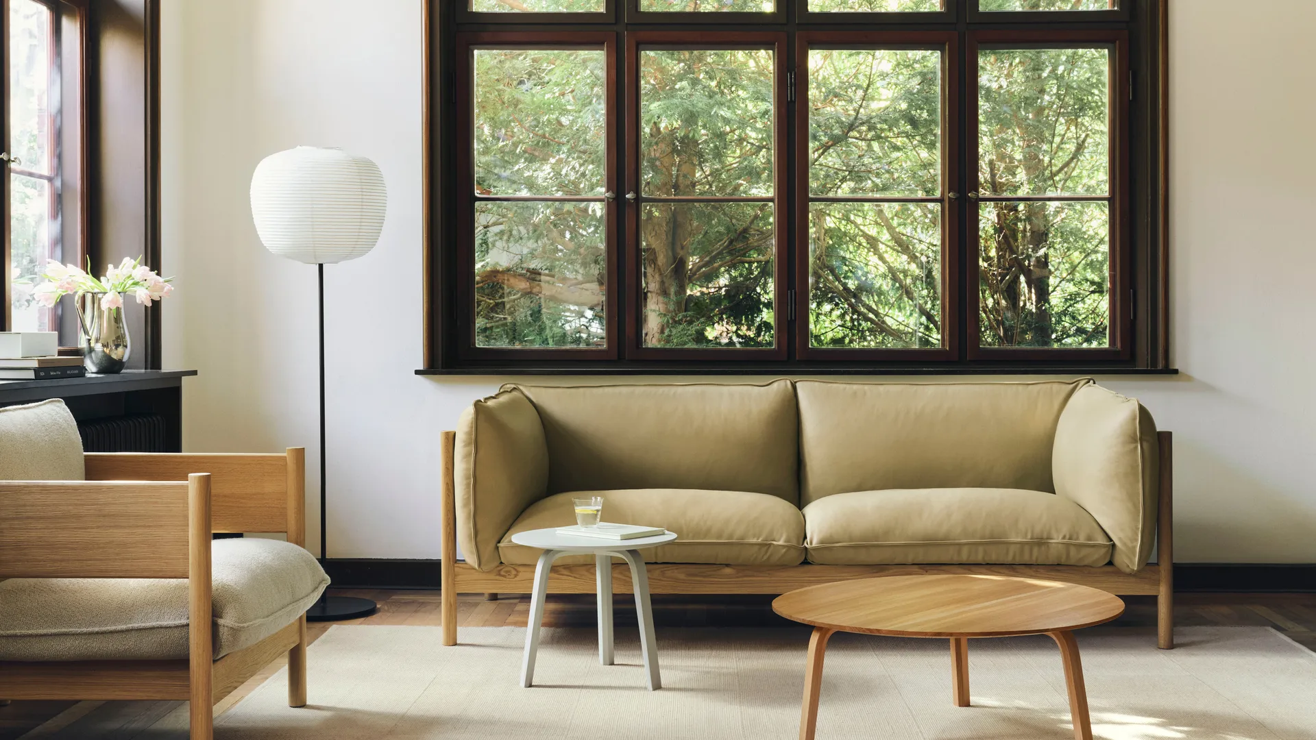 Tavolino da salotto Bella, Rovere oliato, Ø80x32 cm HAY