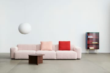Tavolino da salotto Slit Ø65 cm - Lacquered walnut - HAY