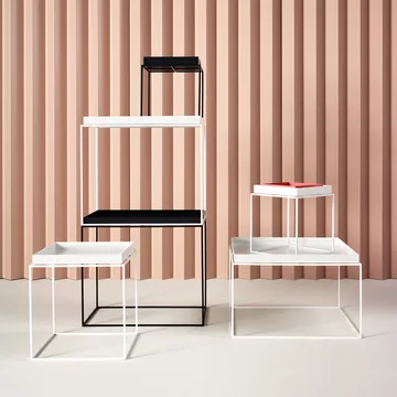 Tavolino da salotto Tray Table - White, small - HAY