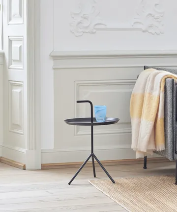 Tavolino DLM Ø38 cm - Black - HAY