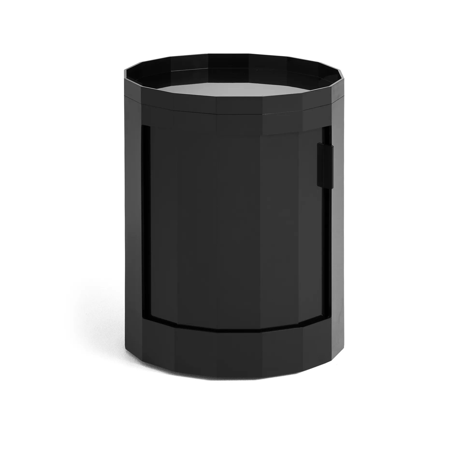 Tavolino Facet Cabinet low 49 cm, Anthracite HAY