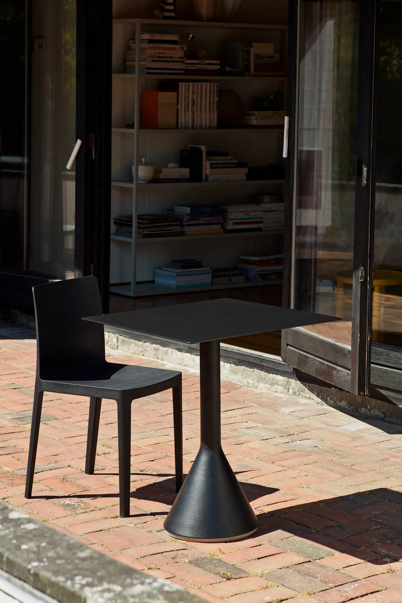 Tavolino quadrato da caffè 65x65 cm Palissade Cone, Anthracite HAY