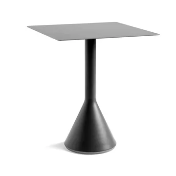 Tavolino quadrato da caffè 65x65 cm Palissade Cone - Anthracite - HAY