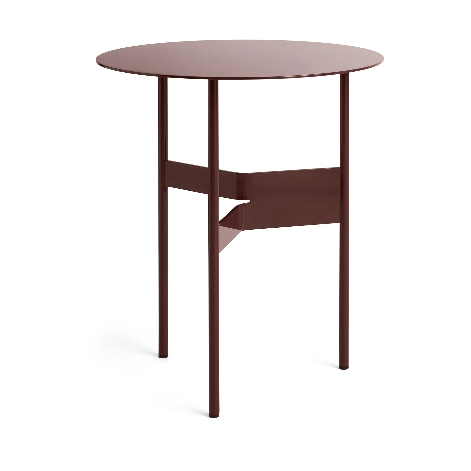 Tavolino Shim coffee table Ø45 cm, Bordeaux HAY
