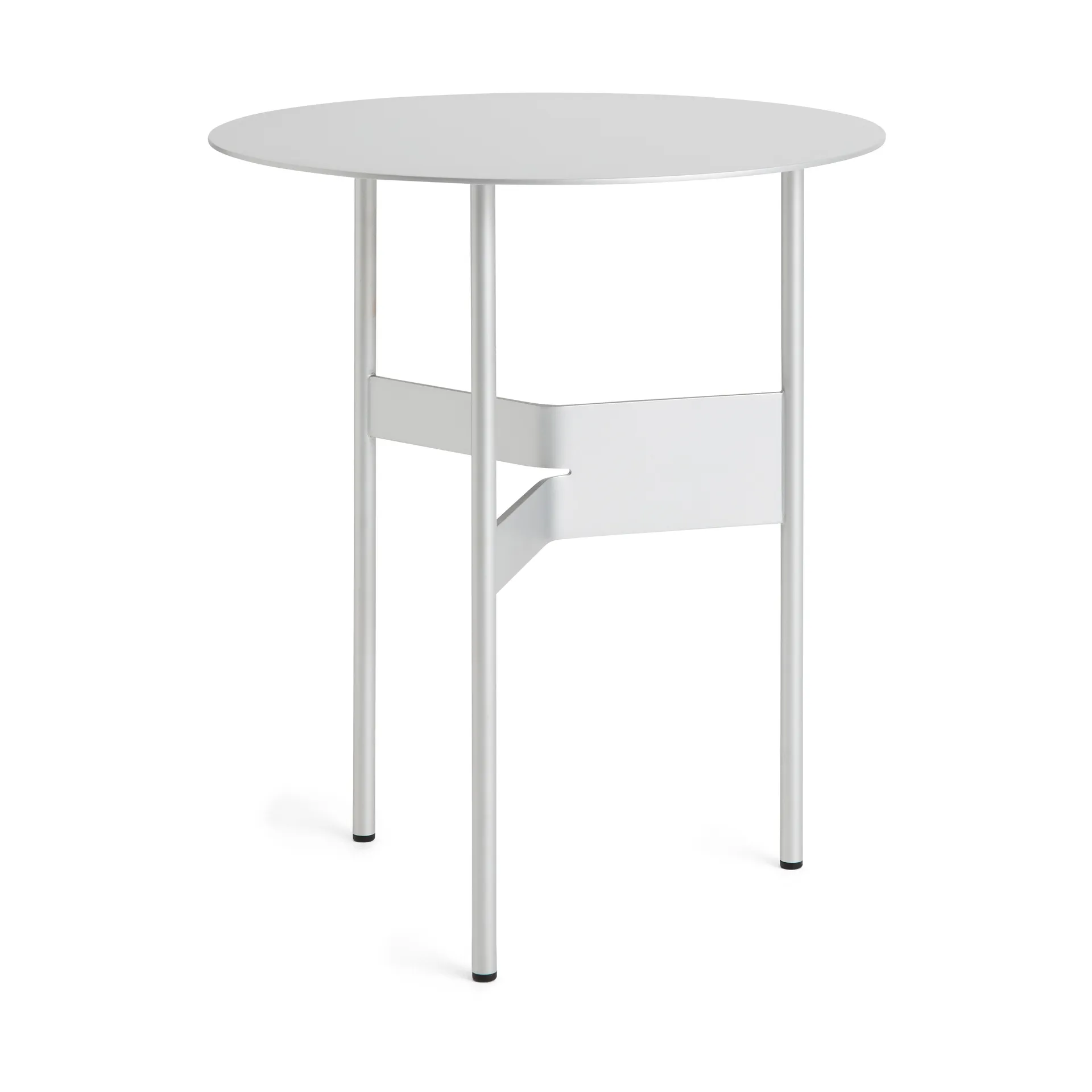 Tavolino Shim coffee table Ø45 cm, Silver grey HAY