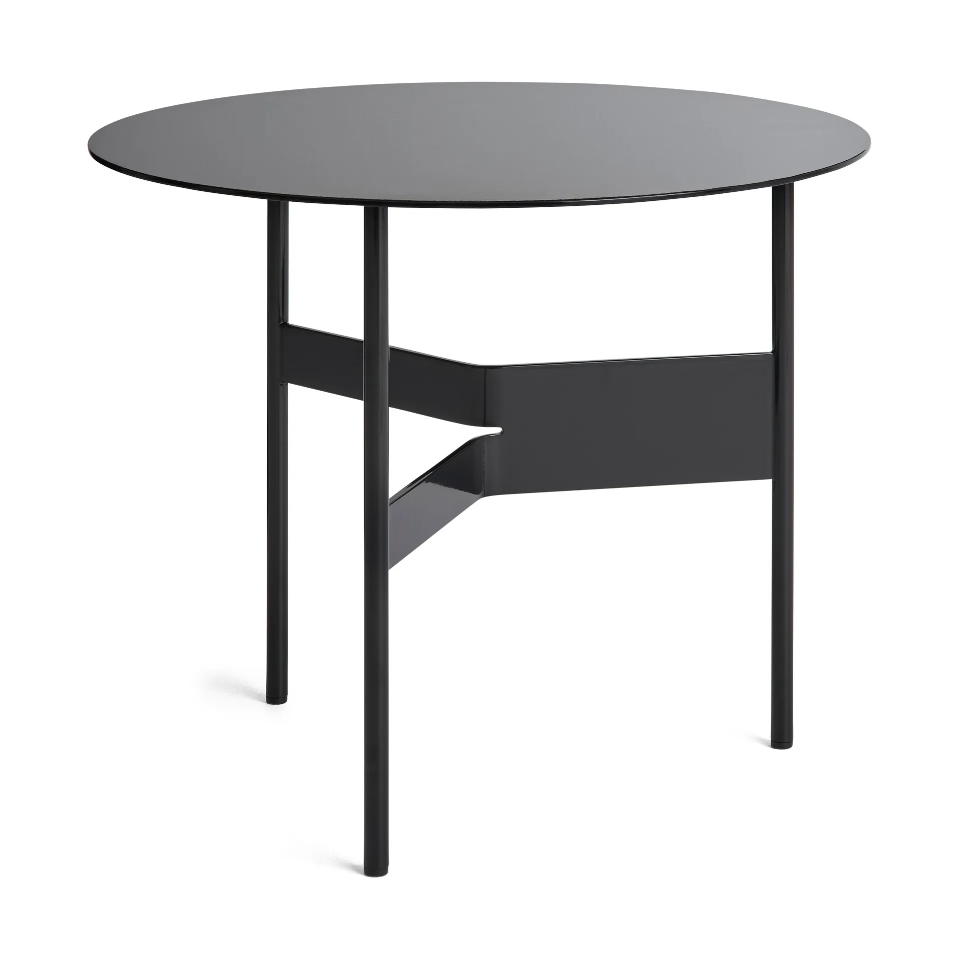 Tavolino Shim coffee table Ø54 cm, Black HAY