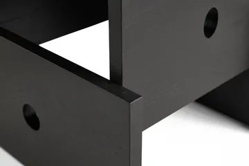 Tavolino Wood Box  - Rovere verniciato nero - HAY