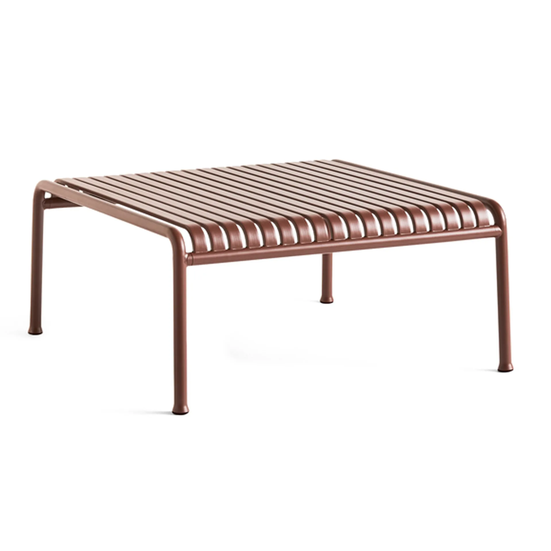 Tavolo 81,5x86x38 cm Palissade Low Table, Iron red HAY