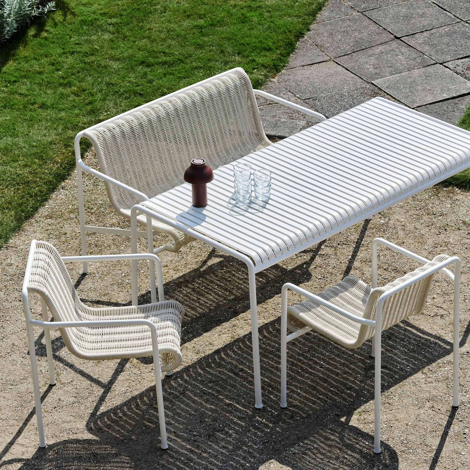 Tavolo da pranzo Palissade 170x90 cm, Cream white HAY