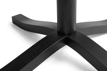 Tavolo da pranzo Pastis Table Ø90 - Black lacquered ash - HAY