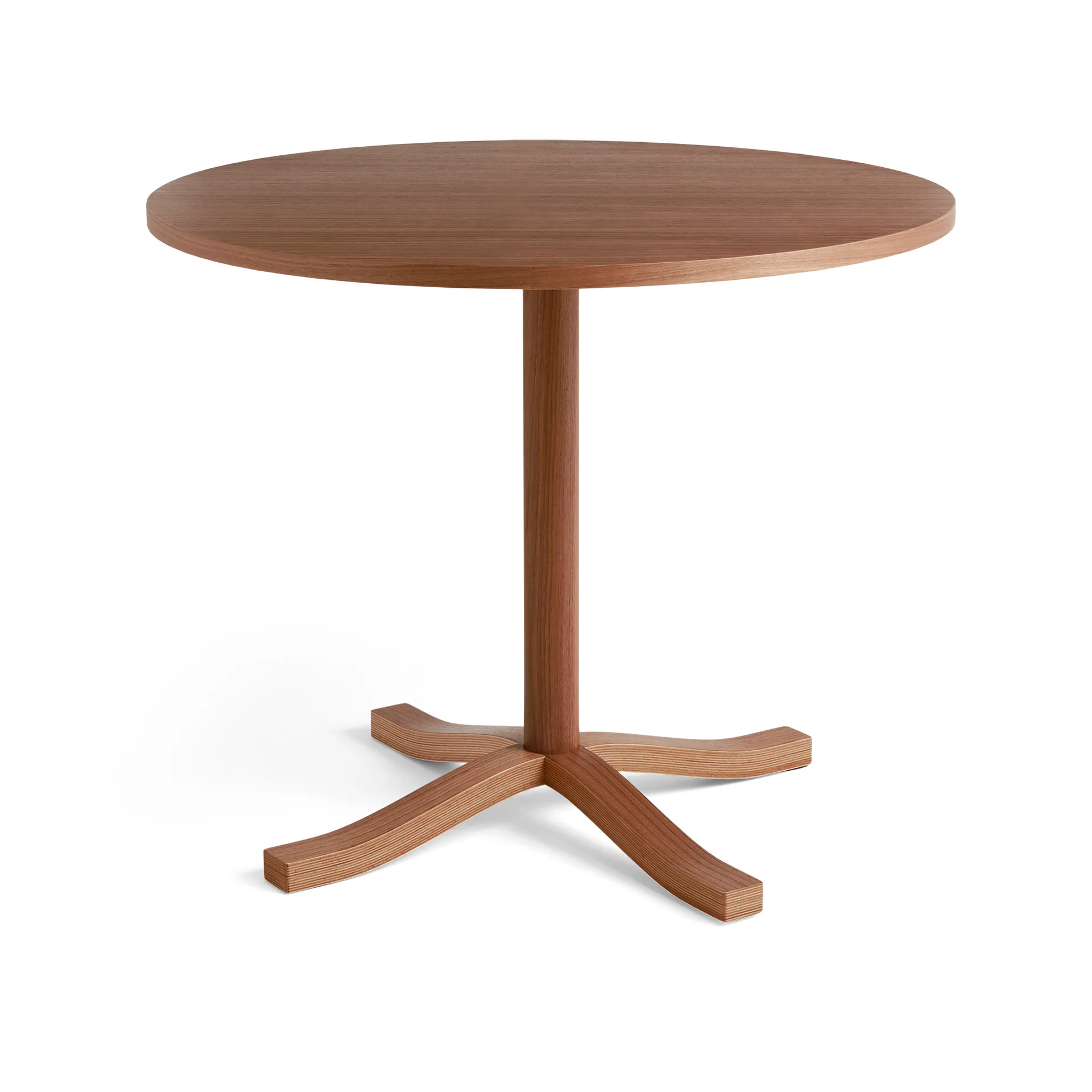 Tavolo da pranzo Pastis Table Ø90, Lacquered walnut HAY