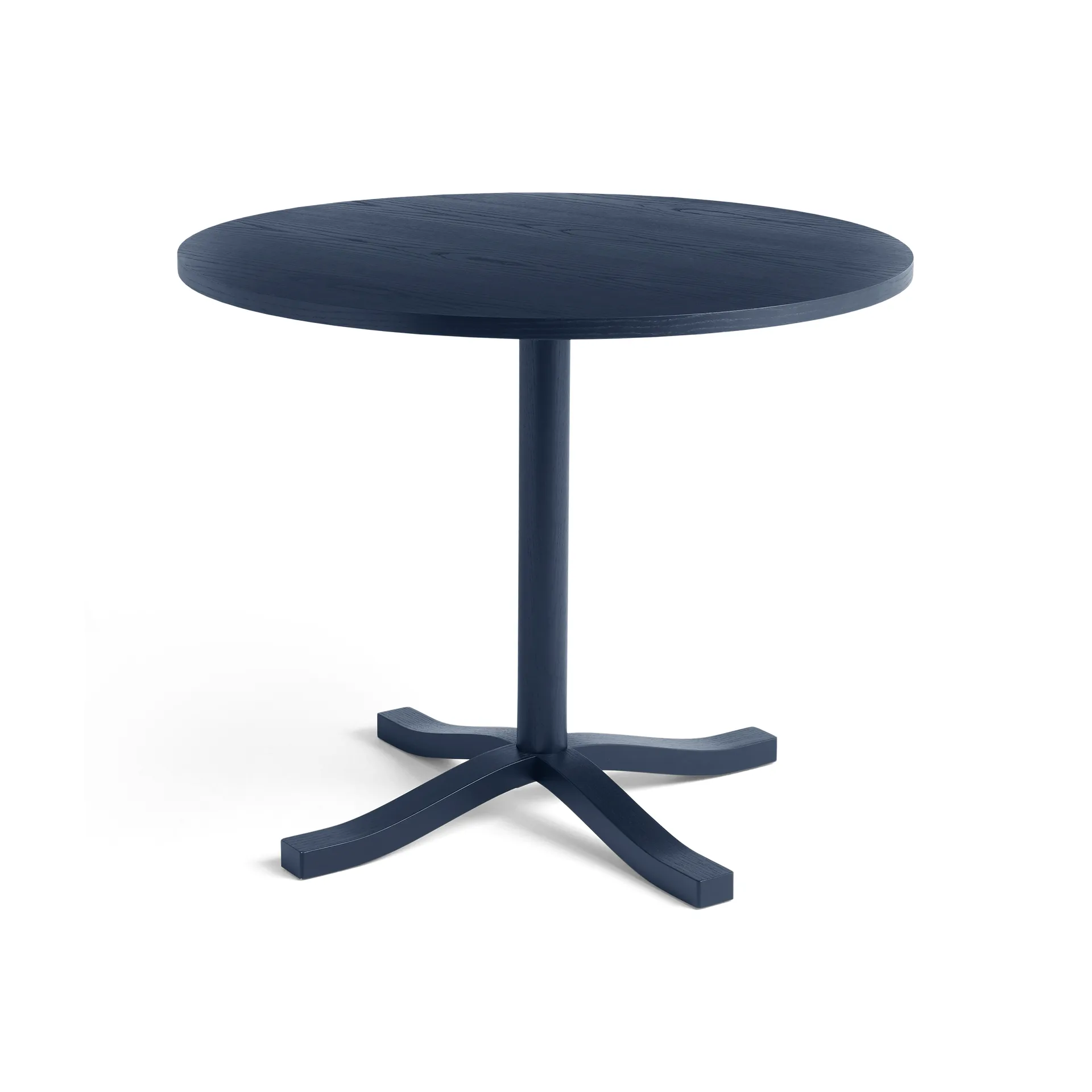 Tavolo da pranzo Pastis Table Ø90, Steel blue lacquered ash HAY