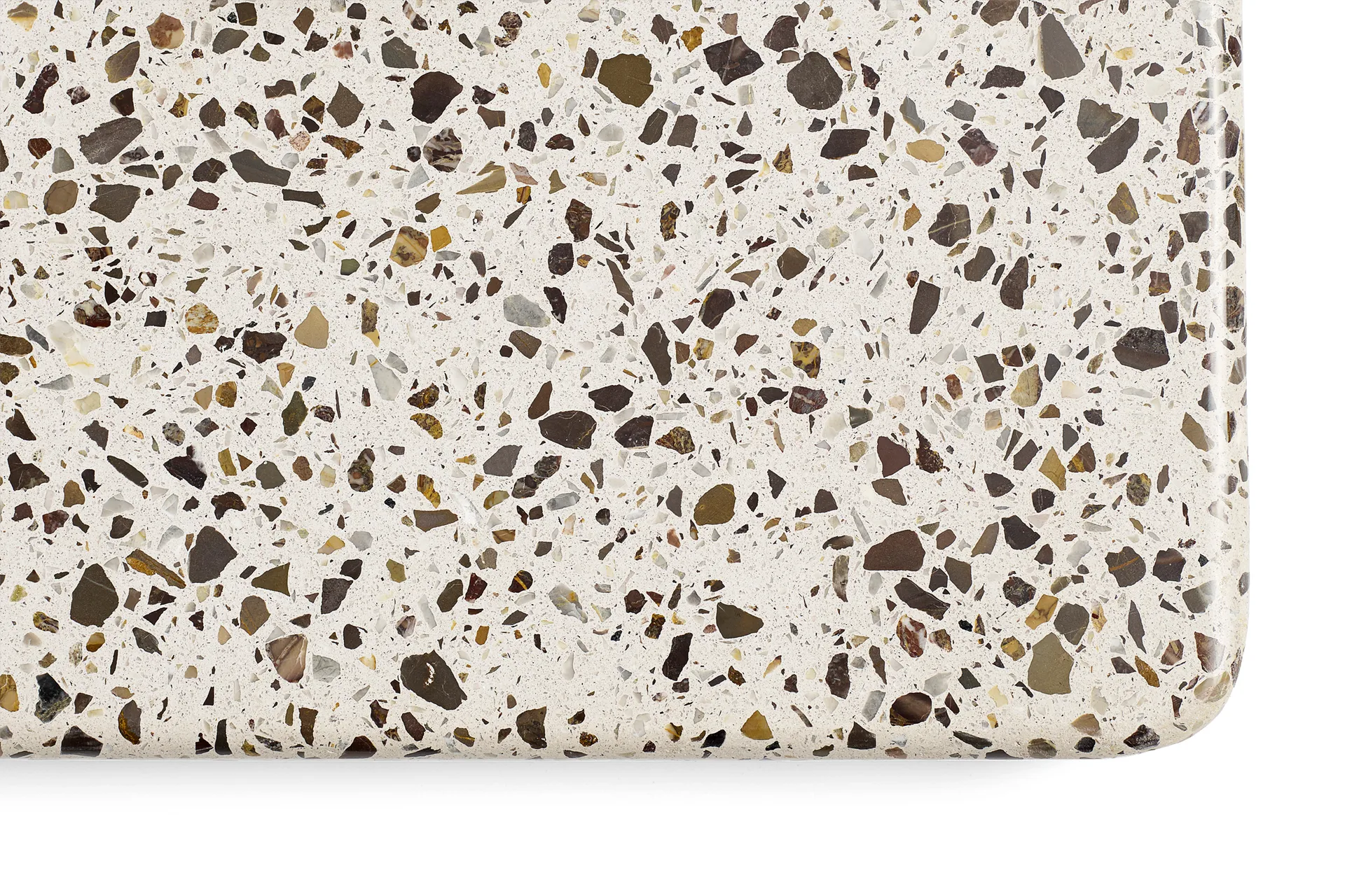 Tavolo da pranzo Terrazzo Ø70 cm, Grey terrazzo-anthracite HAY