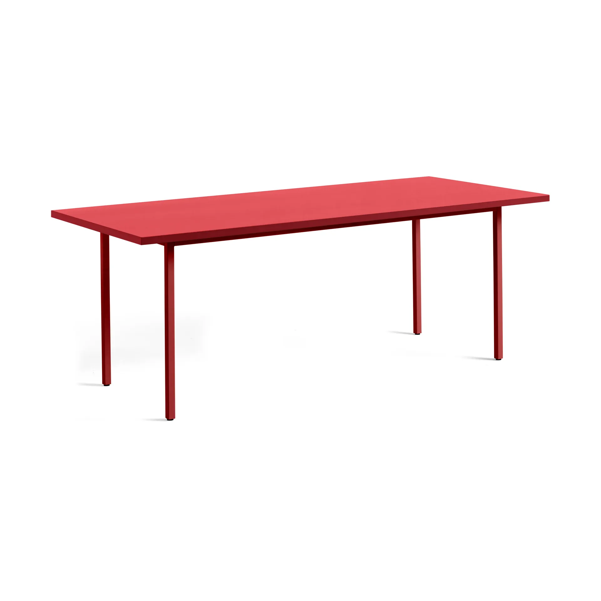 Tavolo da pranzo Two-Colour 90x200 cm, Maroon red-red HAY