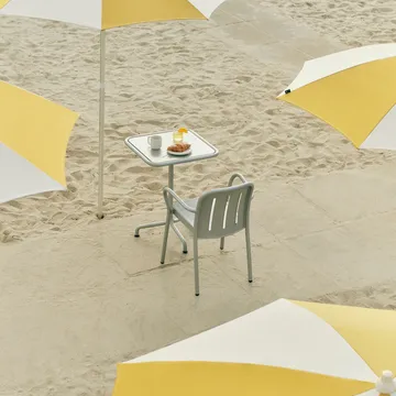 Tavolo Deville - Grigio argento, 60x70x74 cm - HAY