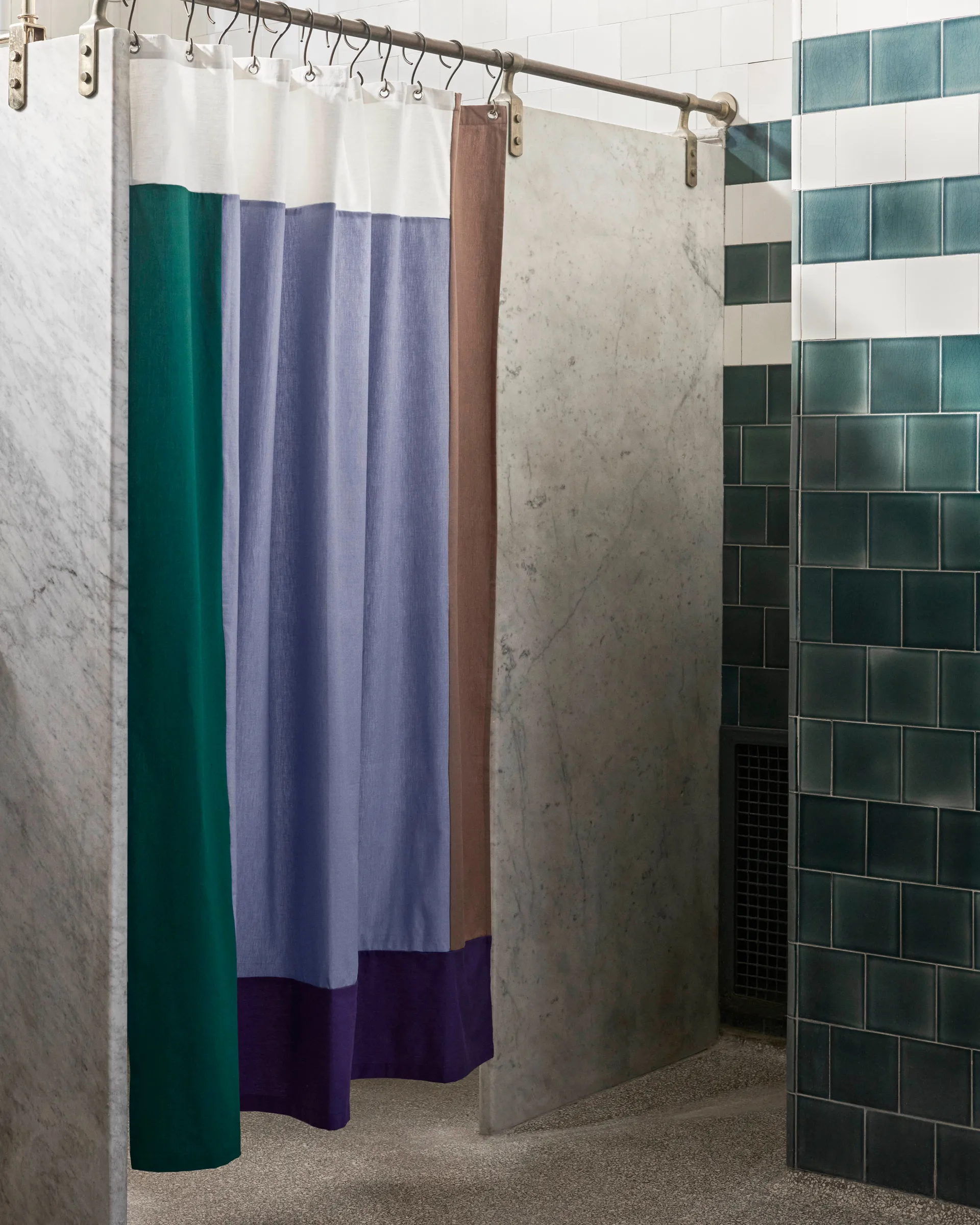 Tenda per la doccia Pivot, 180x200 cm, Blu HAY