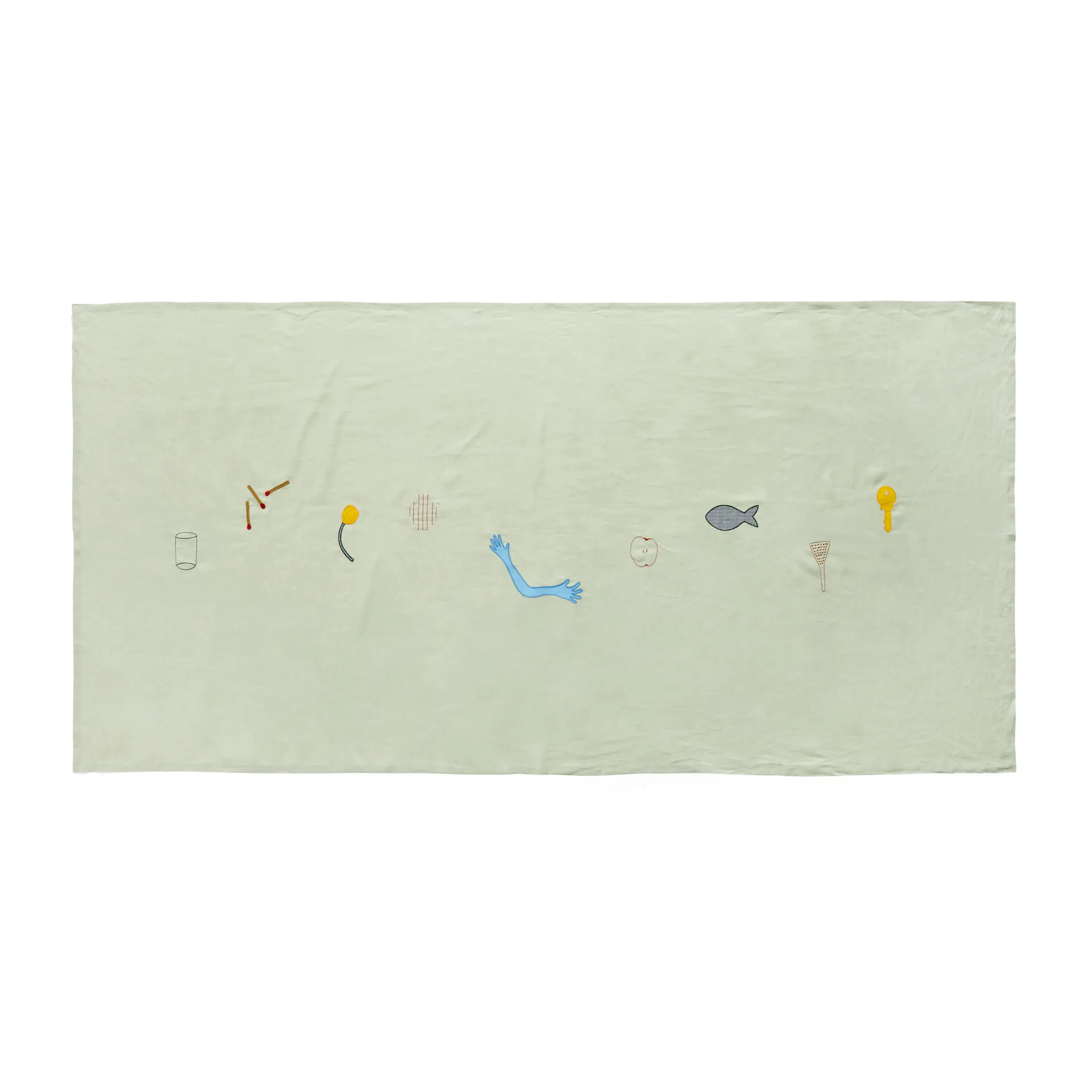 Tovaglia Sobremesa 140x300 cm, Verde HAY