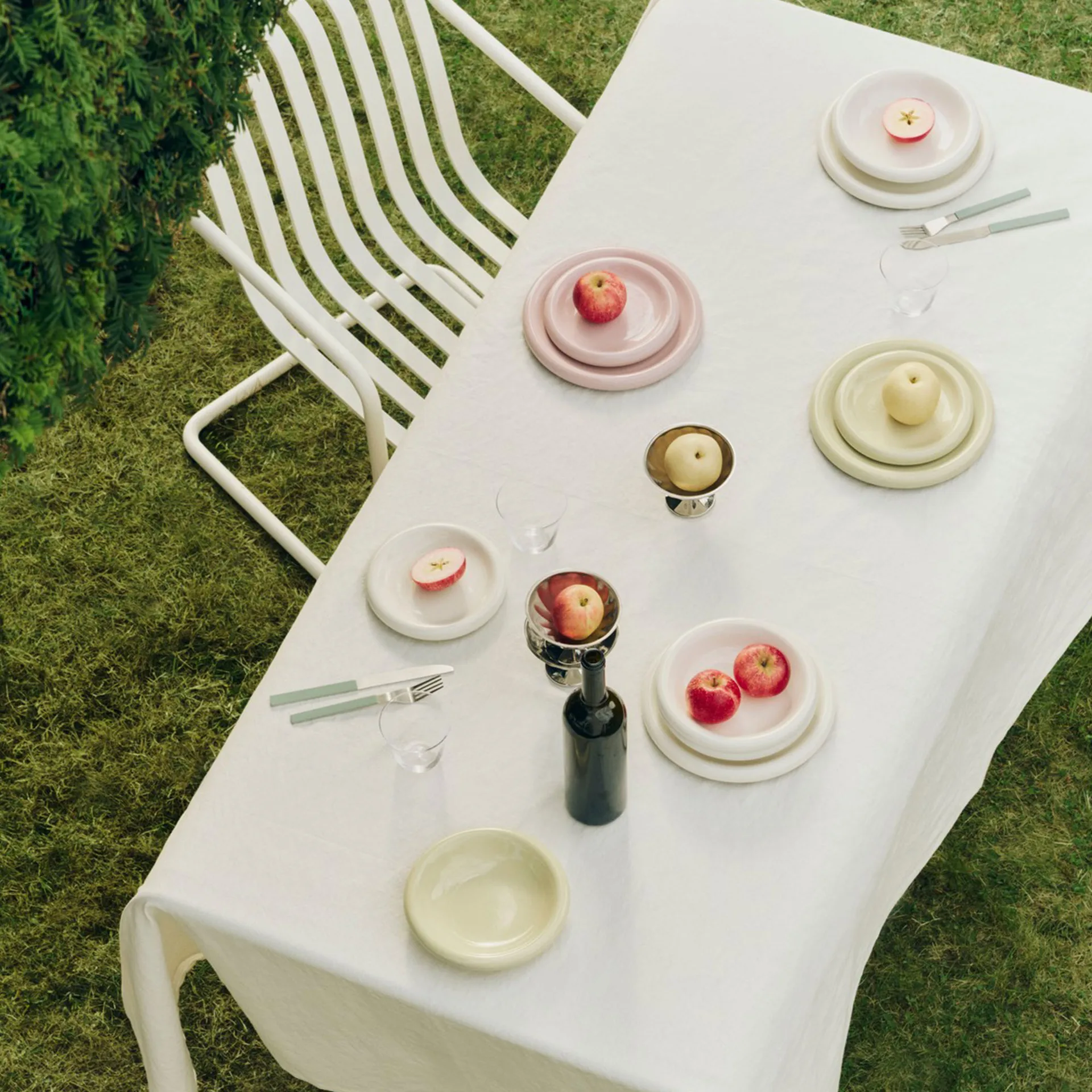 Tovaglia Terrazza, Cream, 230x150 cm HAY