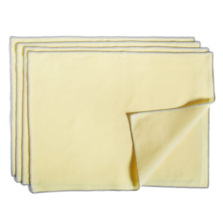 Tovaglietta Contour 34x46 cm confezione da 4 , lemon HAY