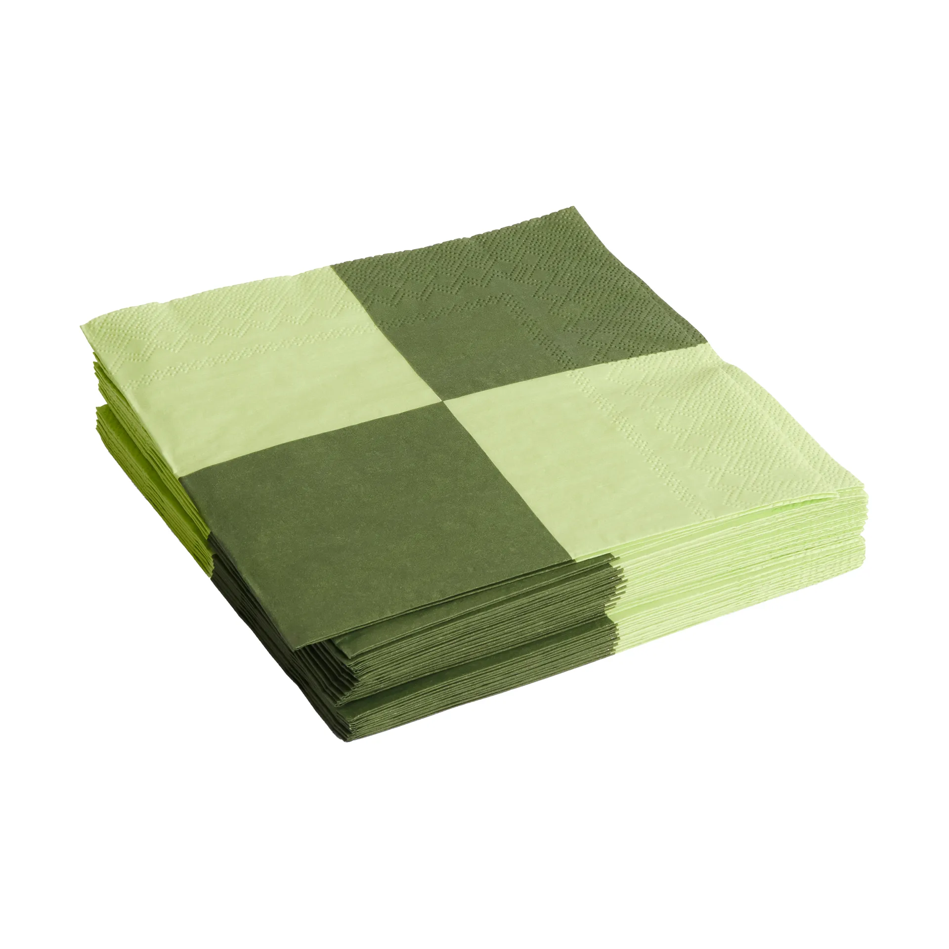 Tovaglioli da cena a quadretti Pattern 40x40 cm, confezione da 20, Light green-dusty green L HAY
