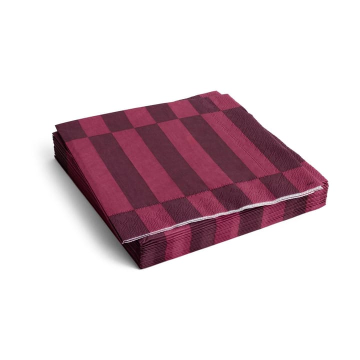 Tovagliolo Pattern Dinner 40x40 cm confezione da 20 - Bordeaux-wine - HAY