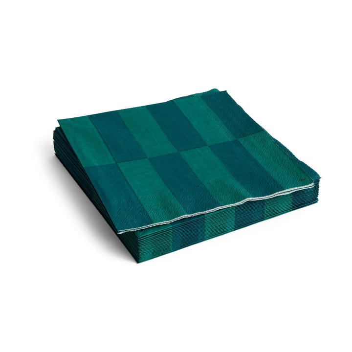 Tovagliolo Pattern Dinner 40x40 cm confezione da 20 - Dinner green-verde scuro - HAY
