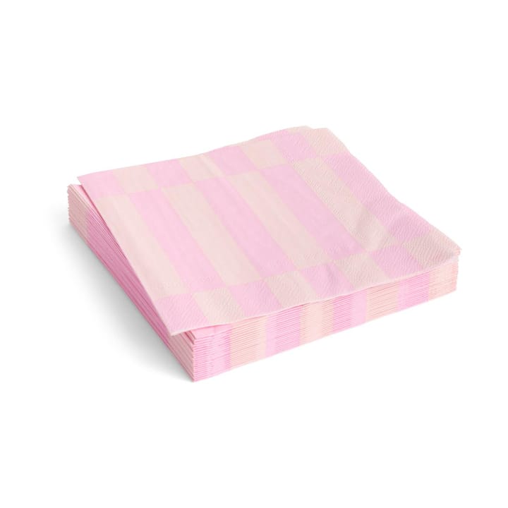 Tovagliolo Pattern Lunch 33x33 cm confezione da 20 - Rosa chiaro-rosa - HAY