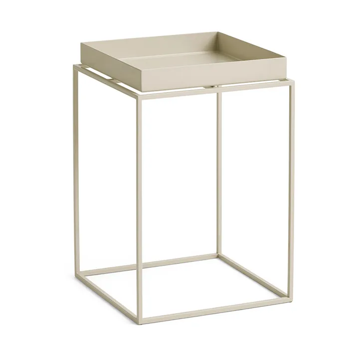 Tray Table tavolino medio - Beige caldo, 30x30x44 cm - HAY